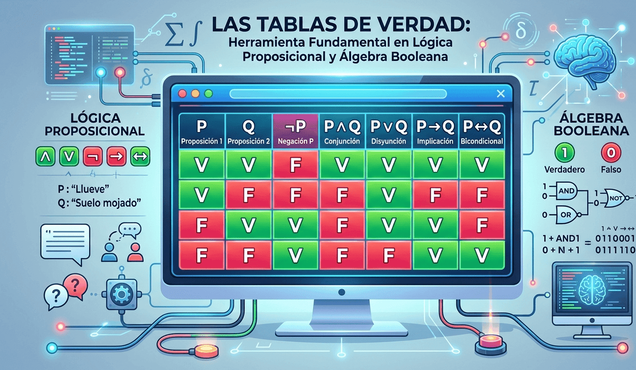 Tablas de Verdad: Guía Completa y Ejemplos Resueltos Paso a Paso